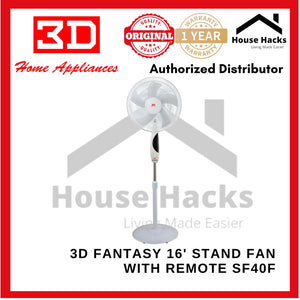 3D Fantasy 16' Stand Fan with Remote SF40F