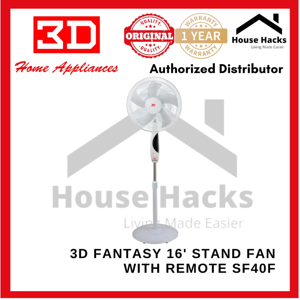 3D Fantasy 16' Stand Fan with Remote SF40F