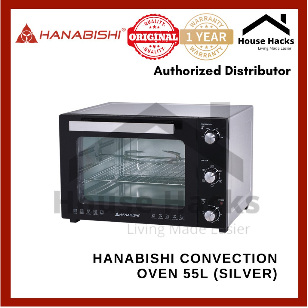 hanabishi electric oven 55 liters