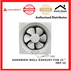 Hanabishi Wall Exhaust Fan - 12 inches HEF12
