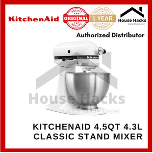 KitchenAid 4.5QT (4.3L) Classic Stand Mixer 220 V for baking