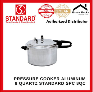 Standard Pressure Cooker 8 Aluminum Quartz Standard SPC 8QC