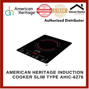 American Heritage Induction Cooker Slim Type AHIC-6276