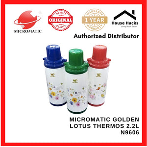 Micromatic Golden Lotus Thermos 2.2L N9606