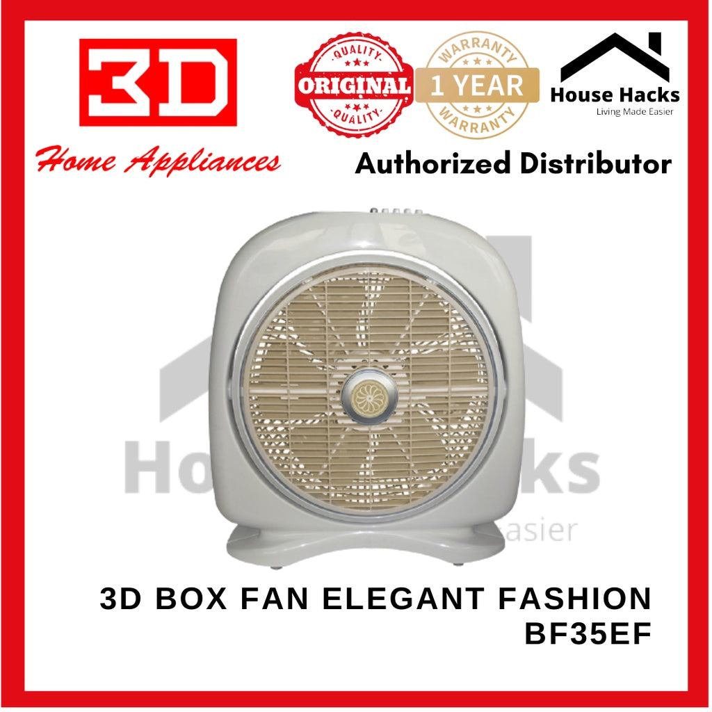 3D Box Fan Elegant Fashion BF35EF