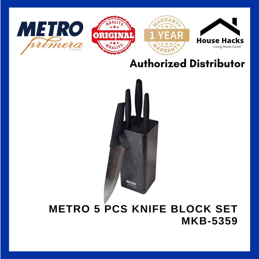 Metro 5 Pcs Knife Block Set MKB-5359