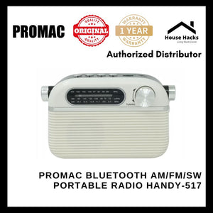 Promac Bluetooth AM/FM/SW Portable radio HANDY-517