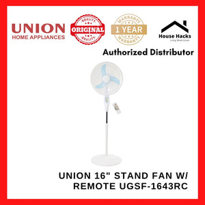 Union 16" Stand Fan w/ remote UGSF-1643RC
