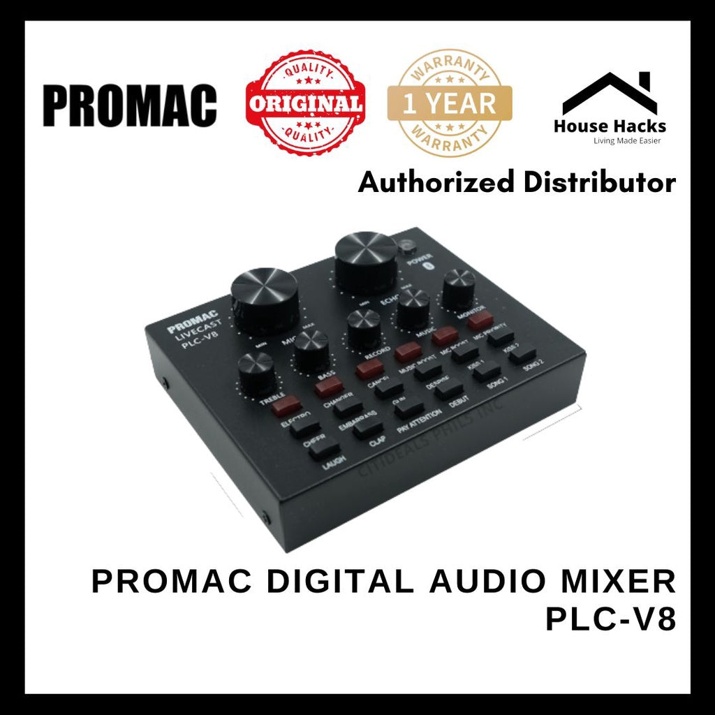 Promac Digital Audio Mixer PLC-V8