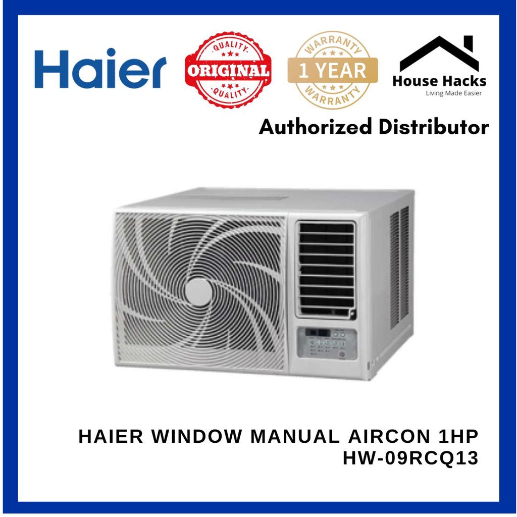 Haier Window Manual Aircon 0.5HP HW-09RCQ13