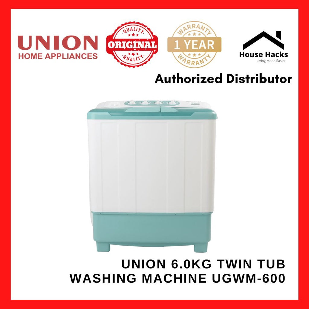 Union 6.0kg Twin Tub Washing Machine UGWM-600