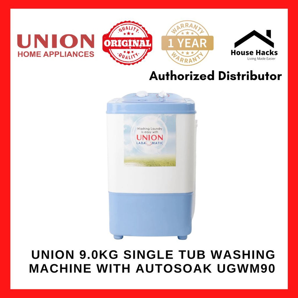 Union 9.0kg Single Tub Washing Machine with Autosoak UGWM90