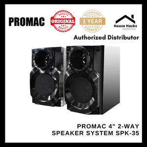 Promac 4" 2-Way Speaker System SPK-35