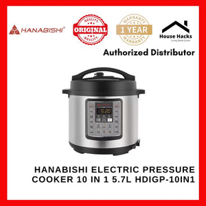 Hanabishi Electric Pressure Cooker 10 in 1 5.7L HDIGP-10in1