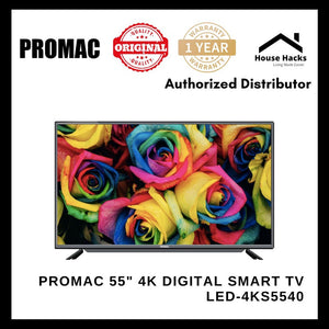 Promac 55" 4K Digital Smart TV LED-4KS5540
