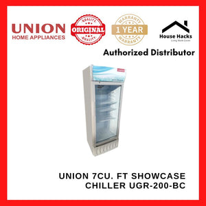 Union 7Cu. Ft Showcase Chiller UGR-200-BC