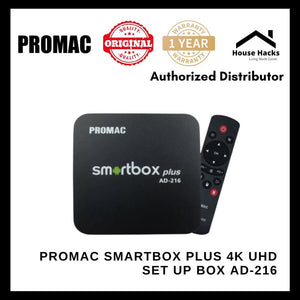 Promac Smartbox plus 4k UHD Set up box AD-216