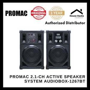 Promac 2.1-ch Active Speaker System AUDIOBOX-1267BT