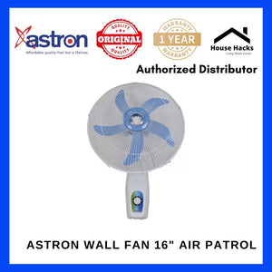 Astron Wall Fan 16" AIR PATROL