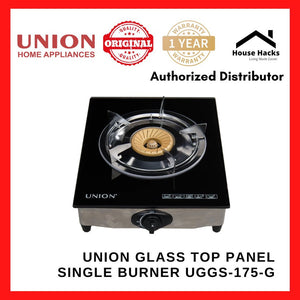 Union Glass Top Panel Single Burner UGGS-175-G