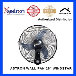 Astron Wall Fan 16" WINDSTAR