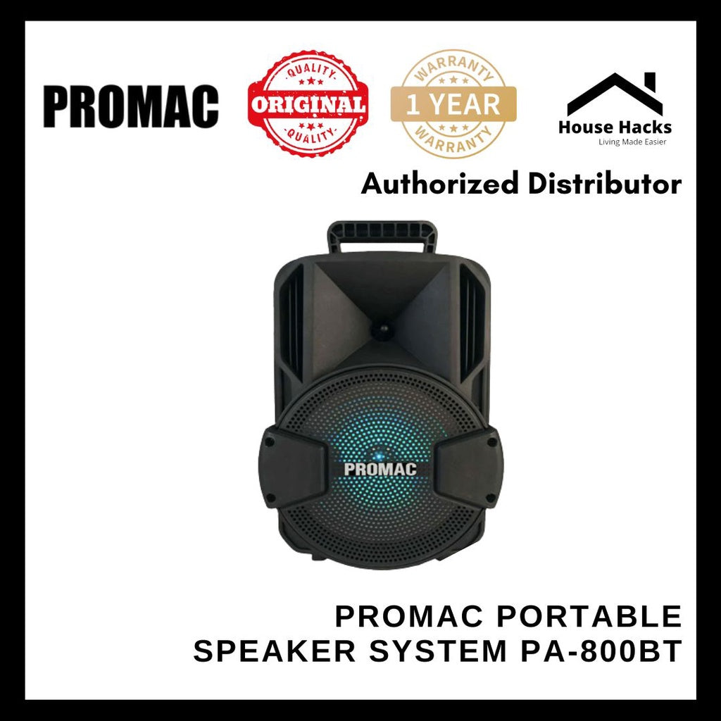 Promac Portable Speaker System PA-800BT