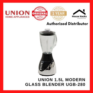 Union 1.5L Modern Glass Blender UGB-280