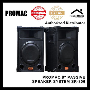 Promac 8" Passive Speaker System SR-806