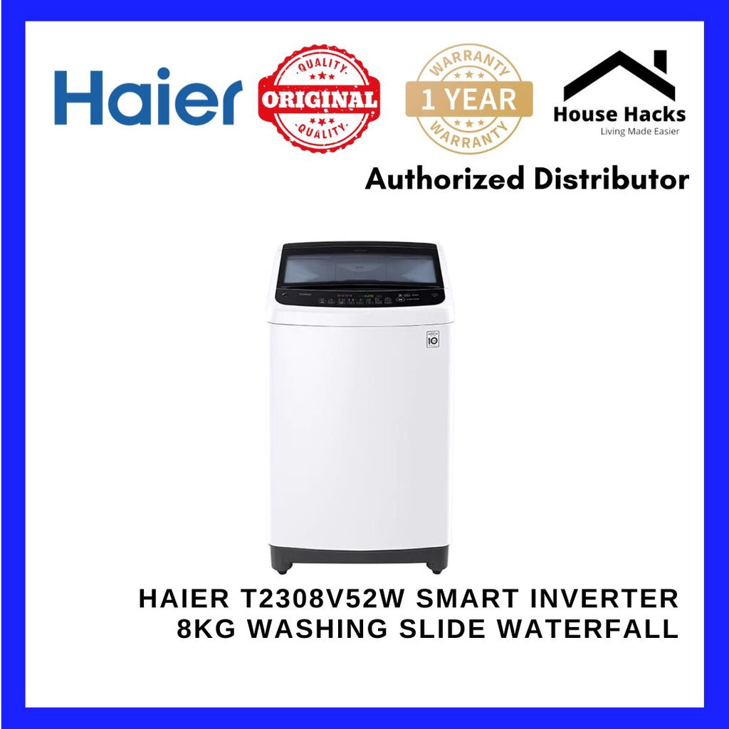 Haier T2308V52W Smart Inverter 7KG Washing Slide Waterfall