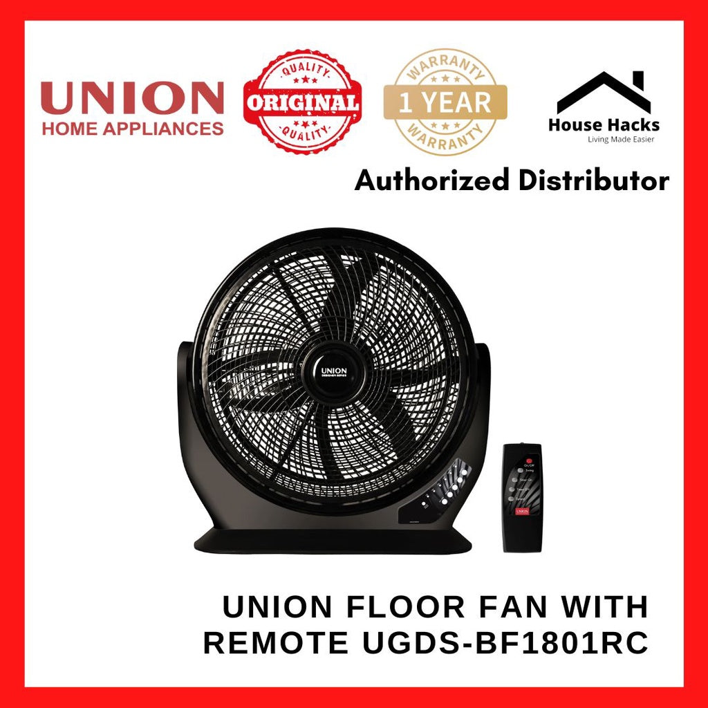 Union Floor Fan with Remote UGDS-BF1801RC