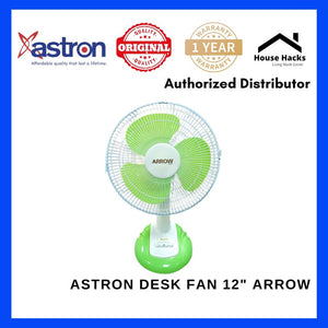 Astron Desk Fan 12" ARROW