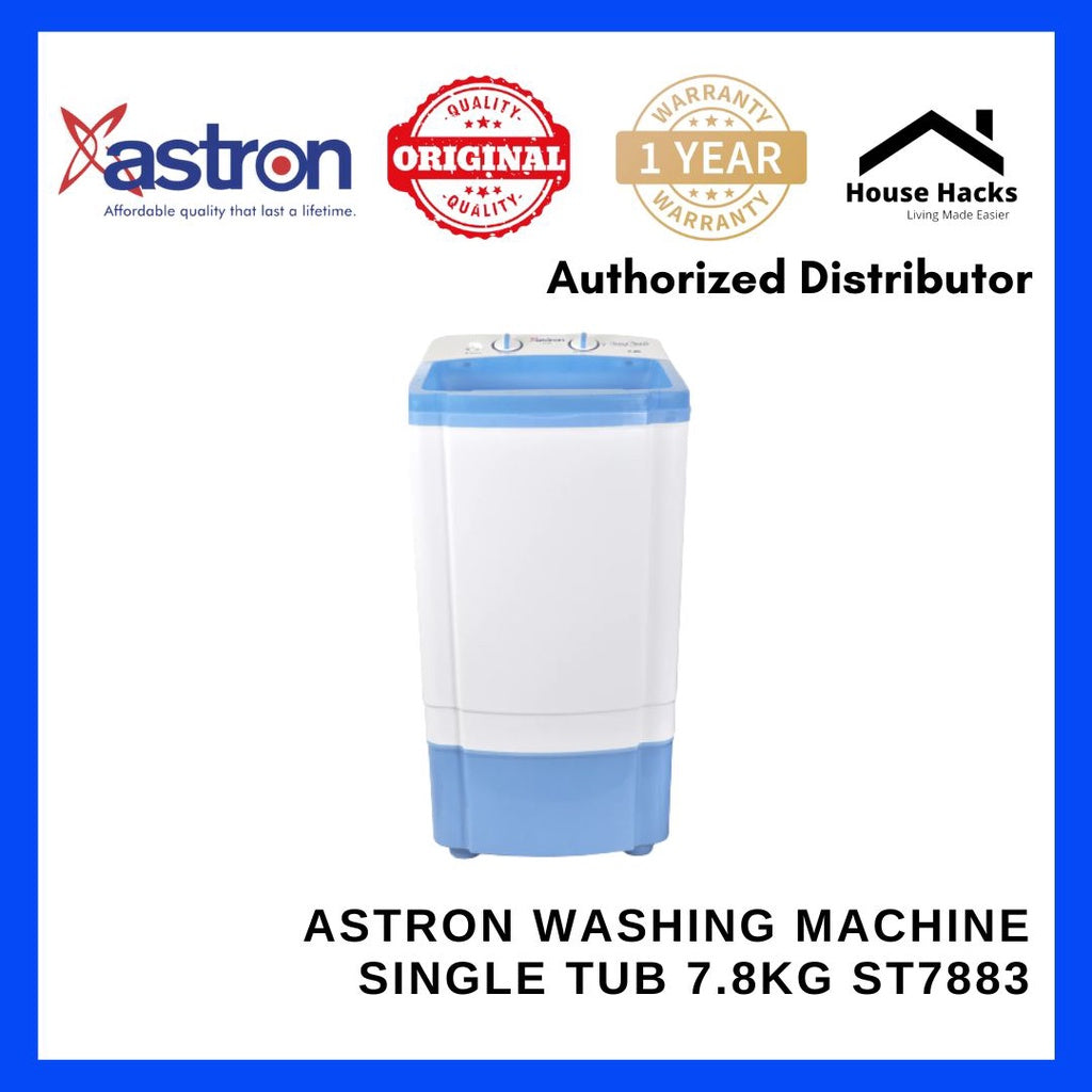 Astron Washing Machine Single Tub 7.8Kg ST7883