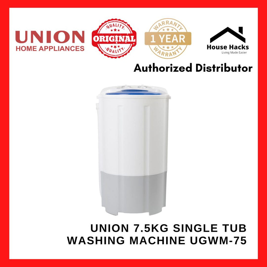 Union 7.5kg Single Tub Washing Machine UGWM-75