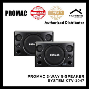Promac 3-Way 5-Speaker System KTV-1047