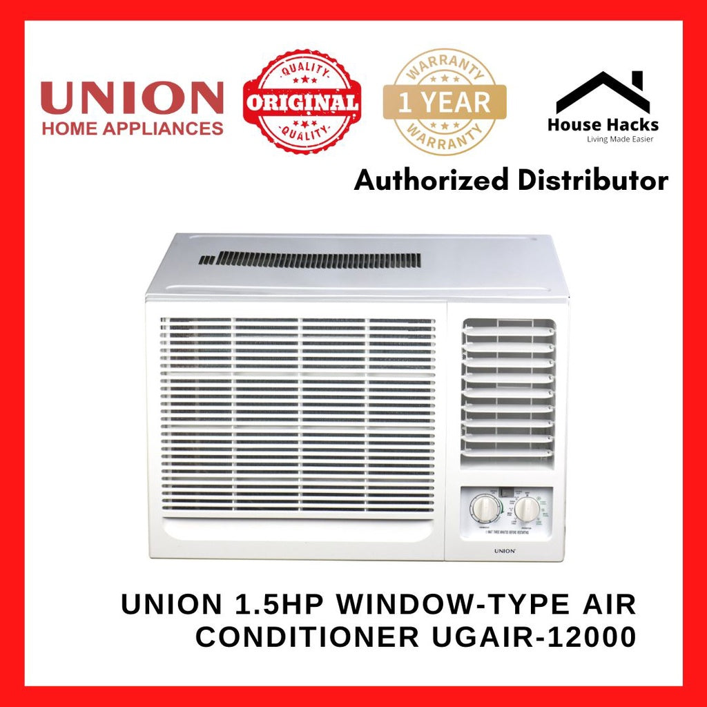 Union 1.5HP Window-type Air Conditioner UGAIR-12000