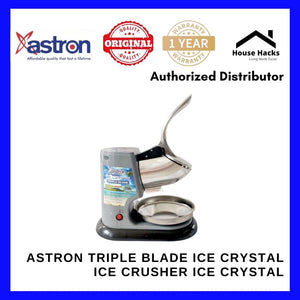 Astron Triple Blade Ice Crystal Ice Crusher ICE CRYSTAL