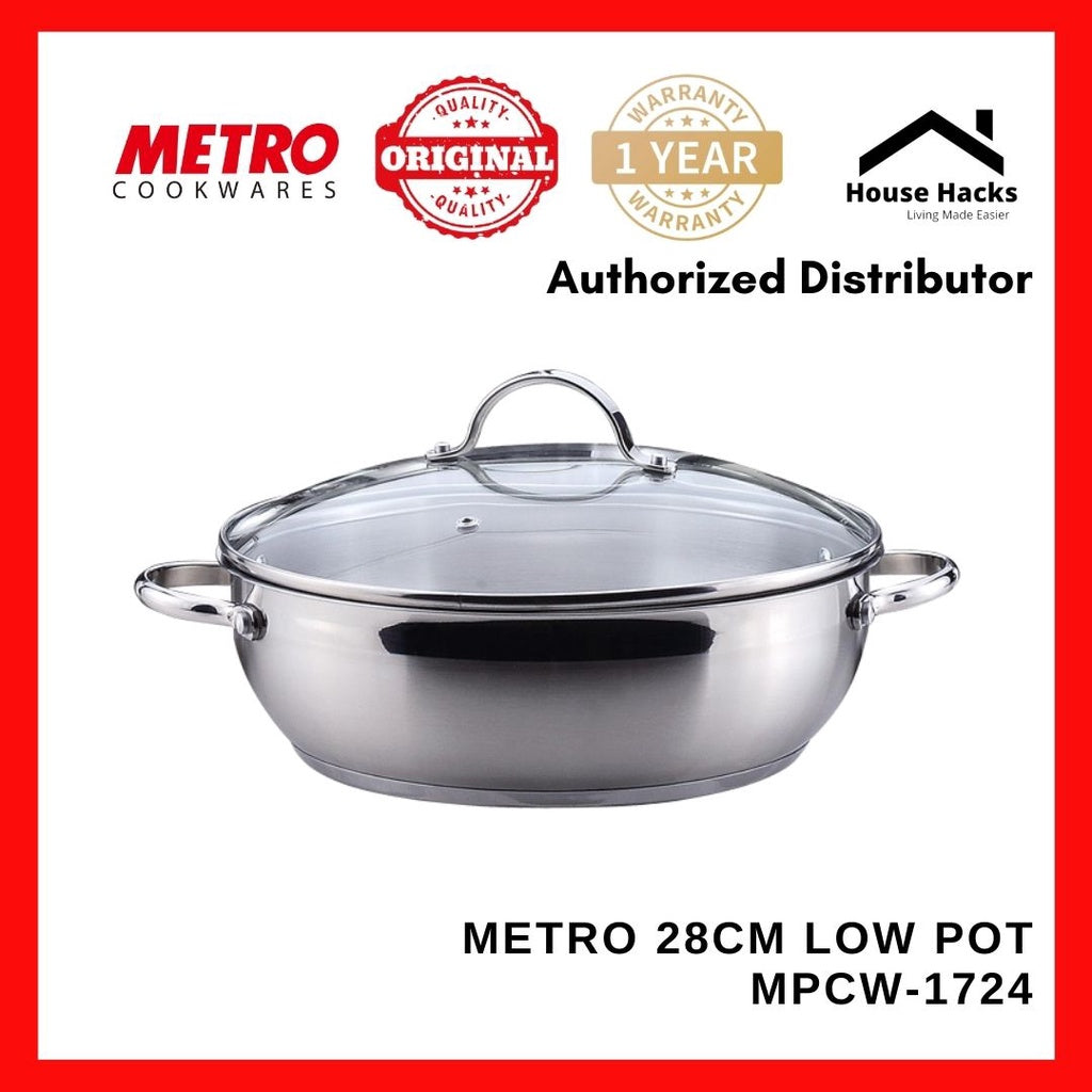 Metro 28Cm Low Pot MPCW-1724