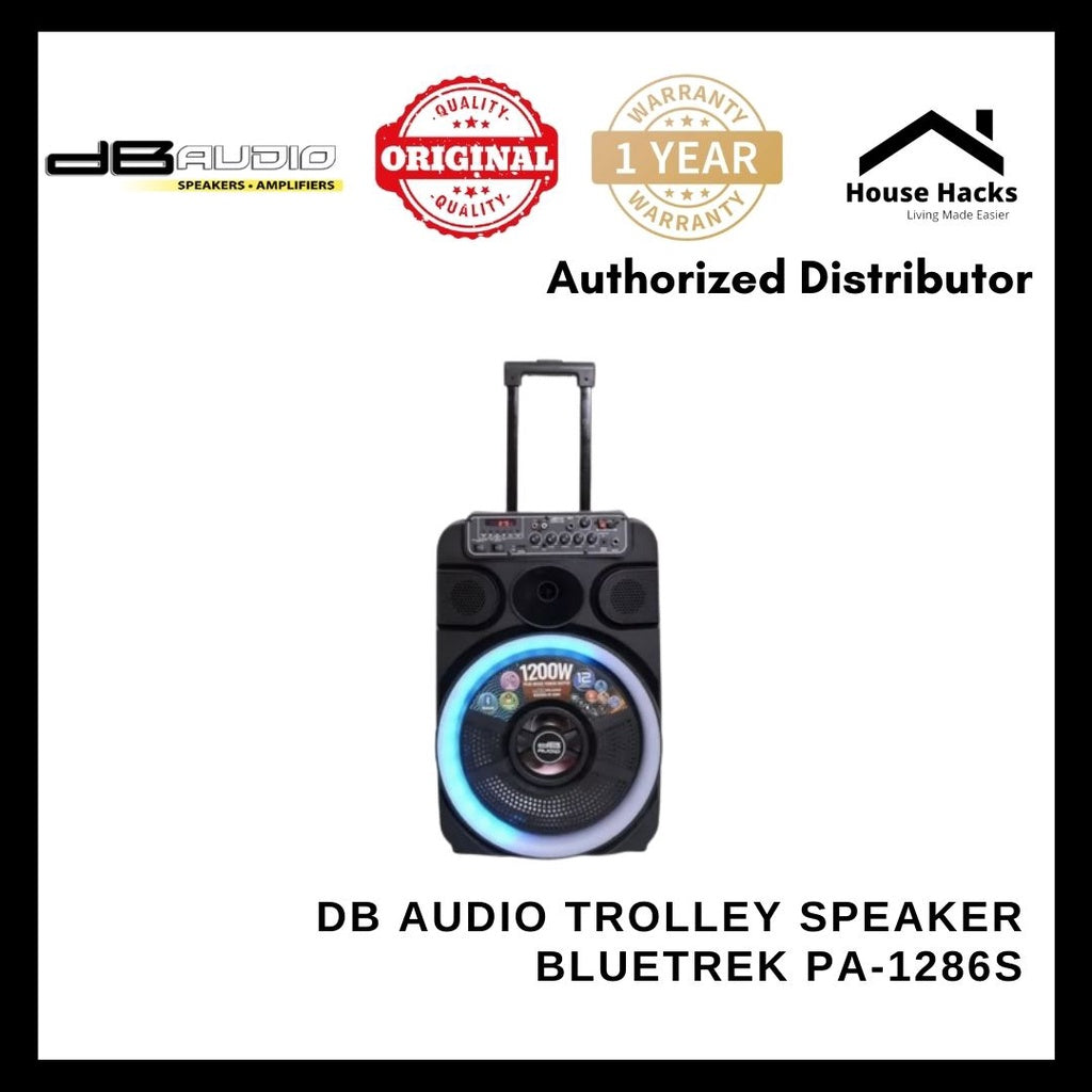 DB Audio Trolley Speaker BLUETREK PA-1286 S