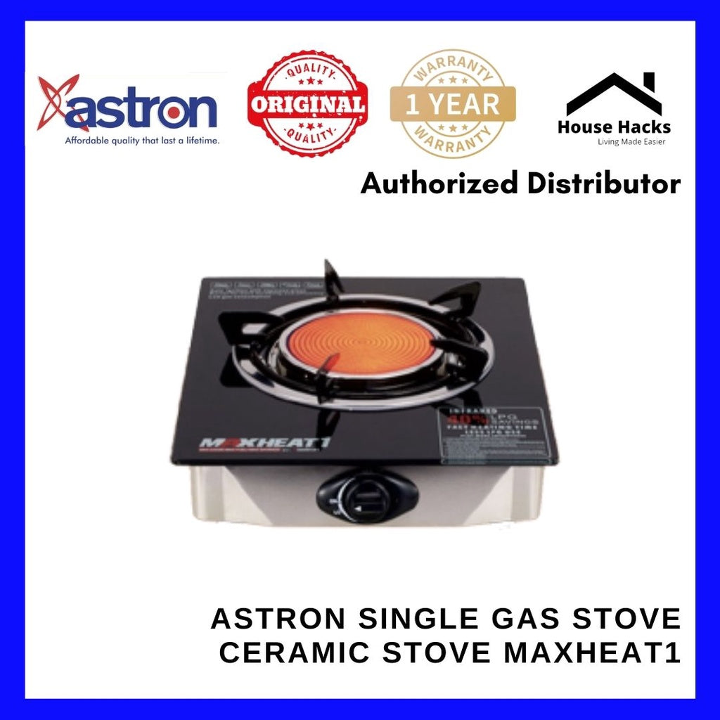 Astron Single Gas Stove Ceramic Stove MAXHEAT1