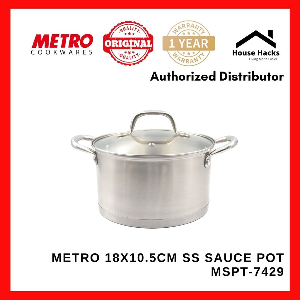 Metro 18X10.5CM SS Sauce Pot MSPT-7429