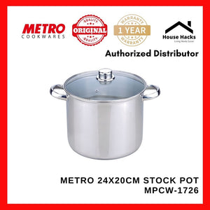 Metro 24X20CM Stock Pot MPCW-1726