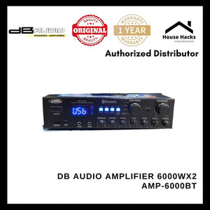 DB Audio AmplifierÊ6000Wx2 AMP-6000BT