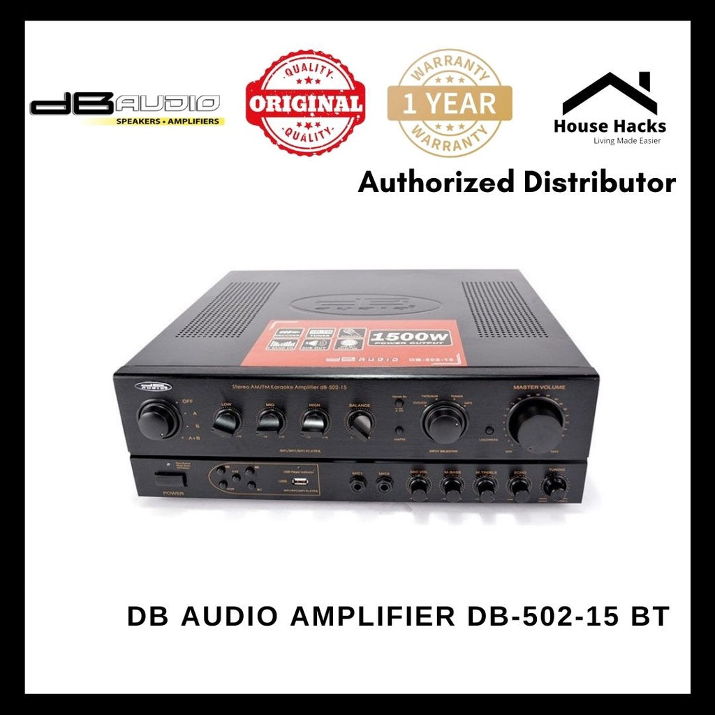 DB Audio AmplifierÊ DB-502-15 BT