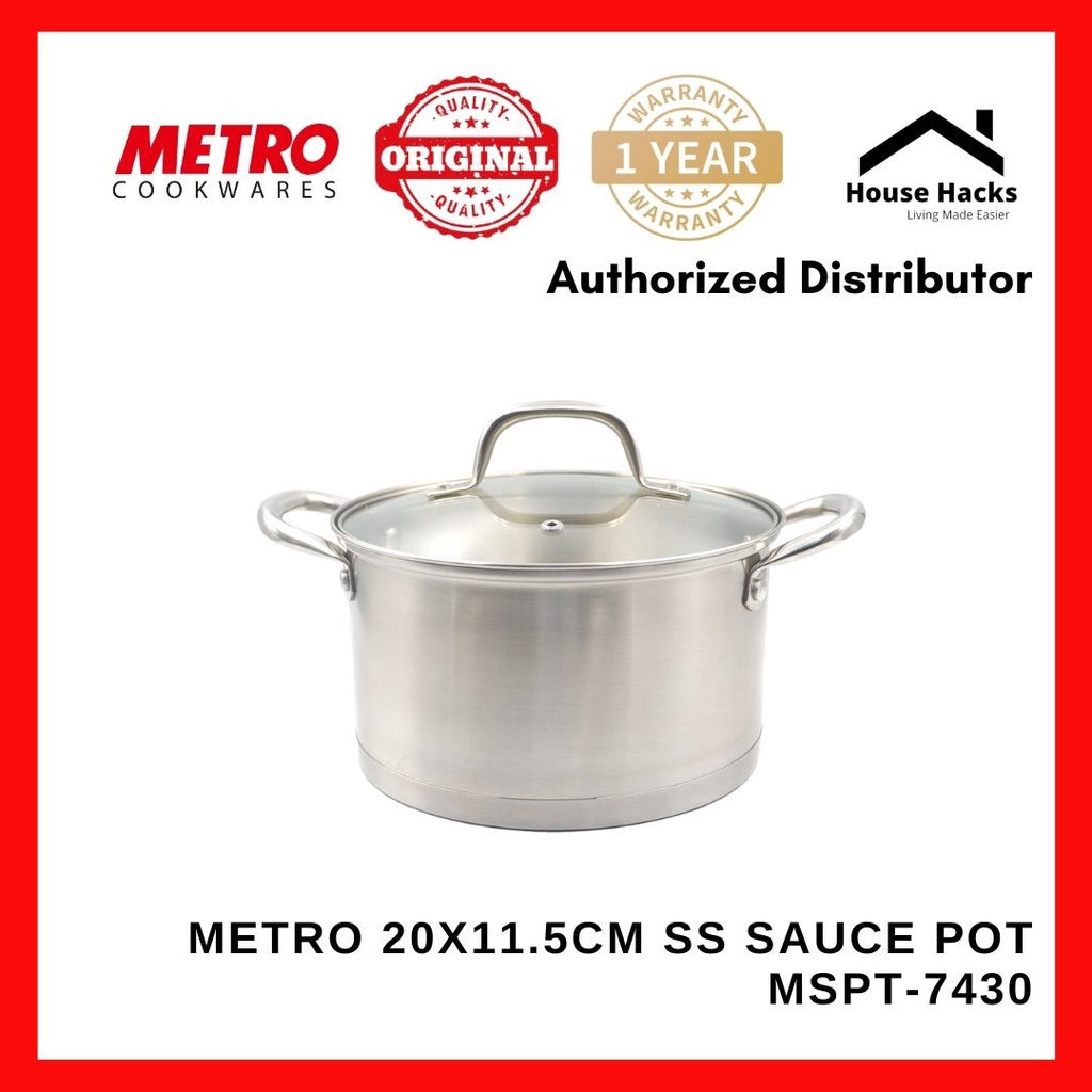 Metro 20X11.5CM SS Sauce Pot MSPT-7430