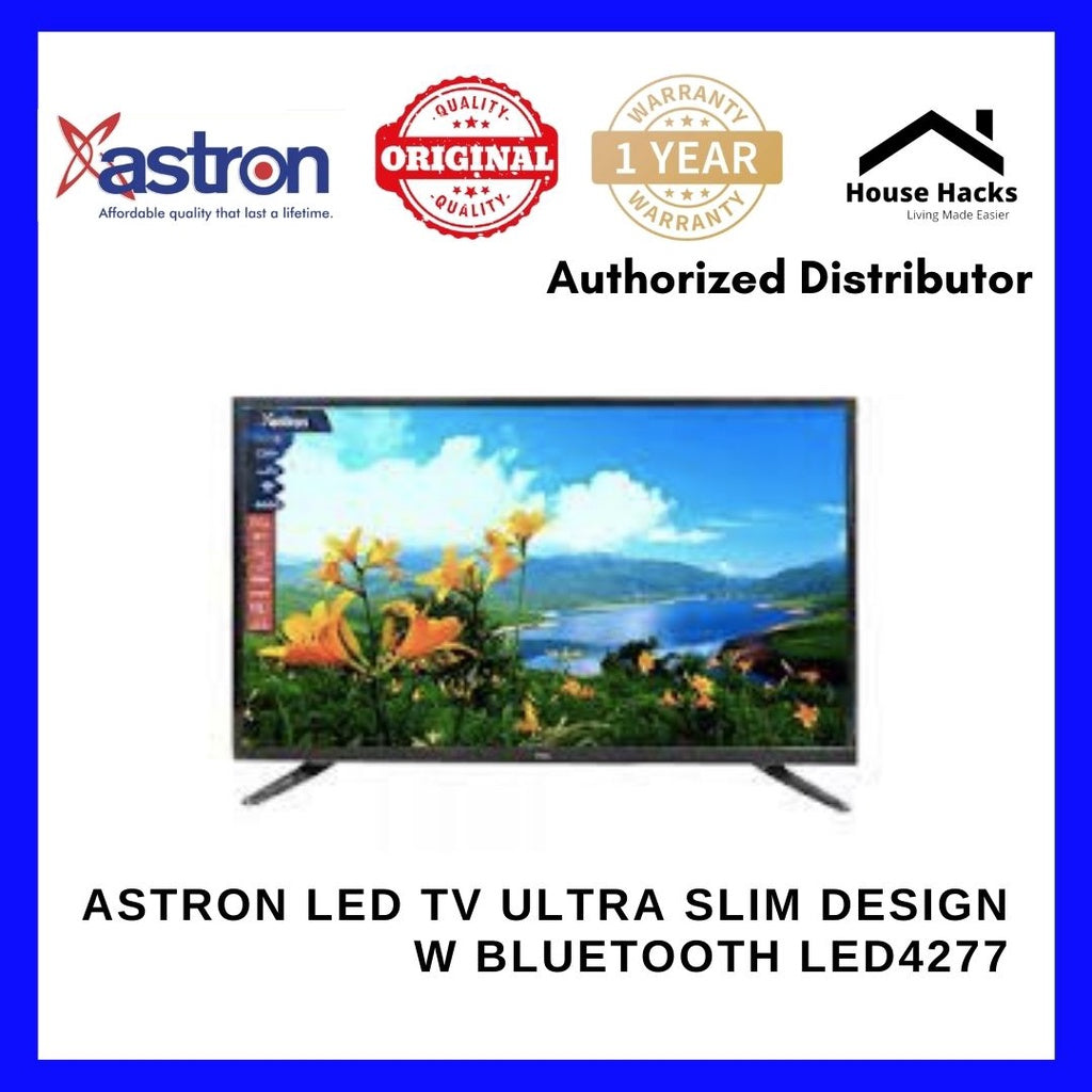 Astron LED TV Ultra Slim Design w Bluetooth LED4277