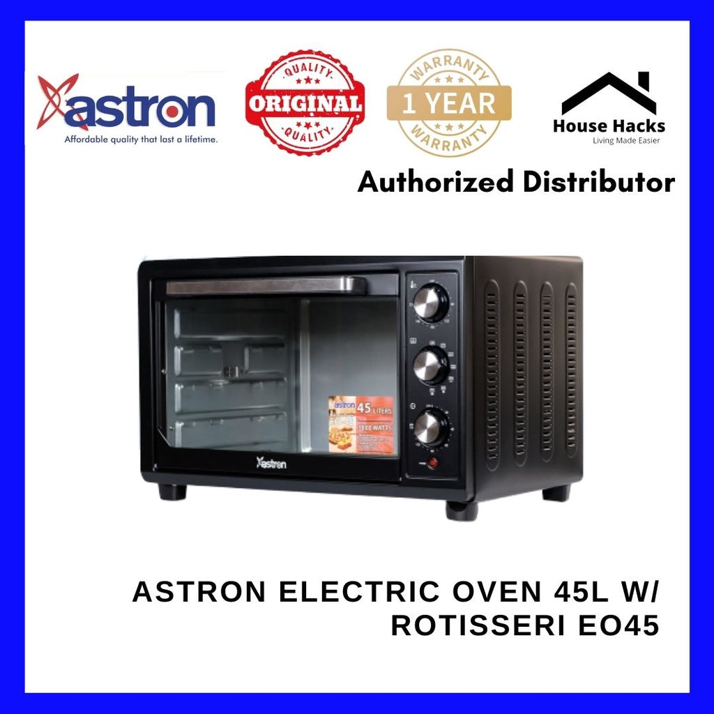 Astron Electric Oven 45L w/ Rotisseri EO45