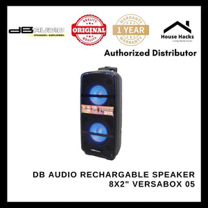 DB Audio Rechargable Speaker 8x2" VERSABOX 05