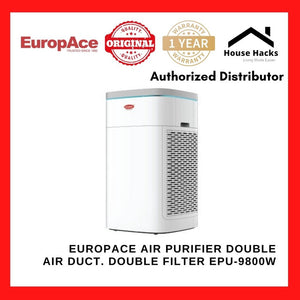 Europace Air Purifier Double Air Duct. Double Filter EPU-9800W