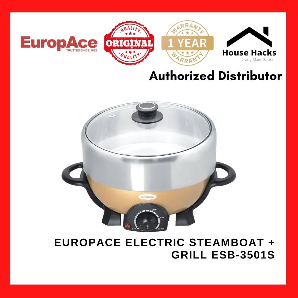 Europace Electric Steamboat + Grill ESB-3501S
