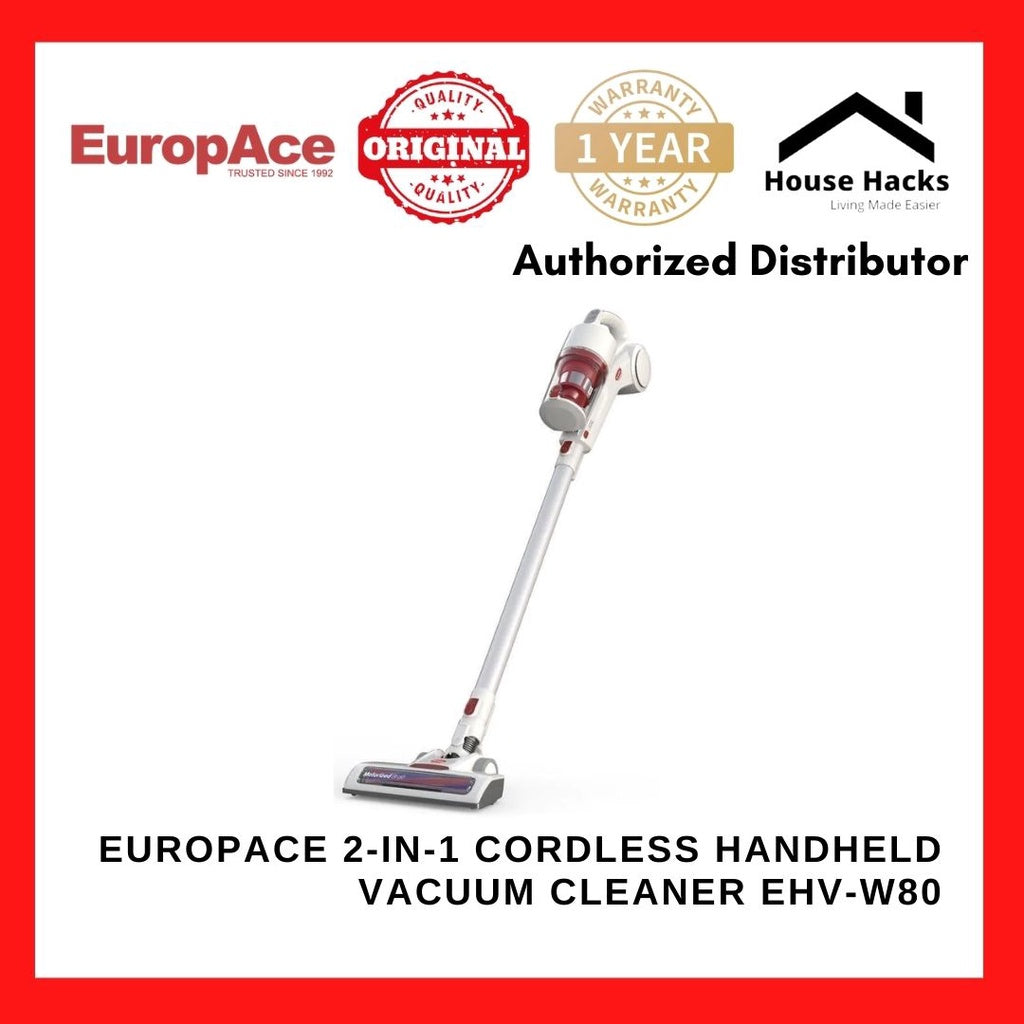 Europace 2-In-1 Cordless Handheld Vacuum Cleaner EHV-W80